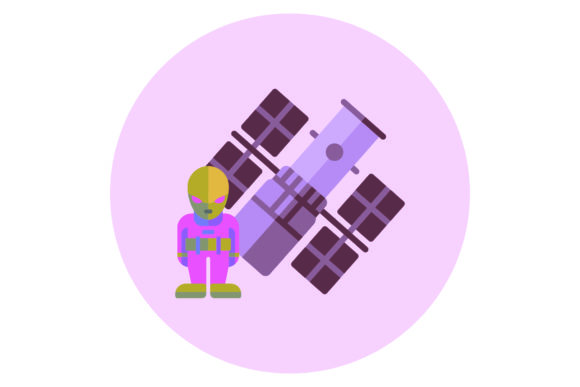 Download Flat Icon Space Aliens - Space Collection