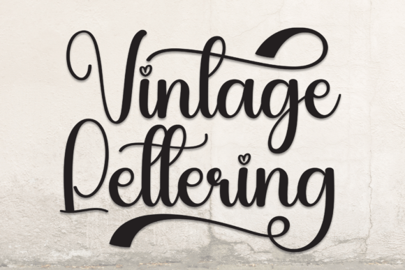 Download Vintage Lettering - Vintage lettering Collection