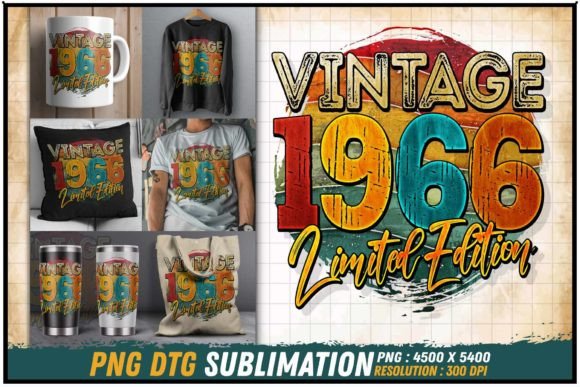Download Vintage 1966 Limited Edition Retro Round - 1966 Collection