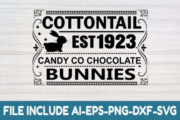 Download Cottontail Est 1923 Candy Co Chocolate B - 1923 Collection