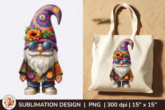Download Hippie Gnome, Summer Gnomes Clipart - Hippie Collection