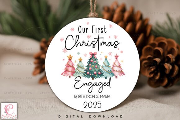Download Our First Christmas Engaged 2025 PNG - 2025 Collection