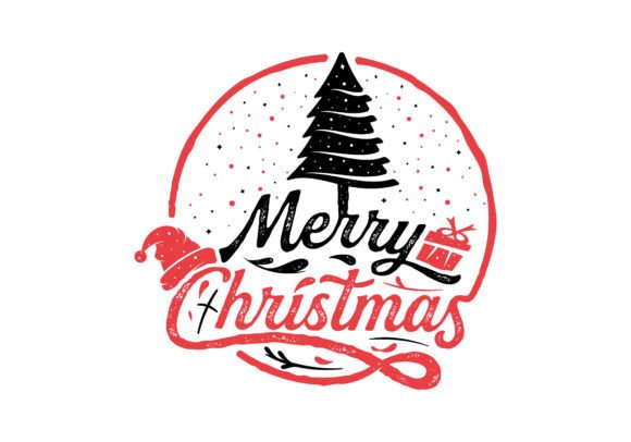 Download Vintage Lettering Merry Christmas Logo - Premium Resources