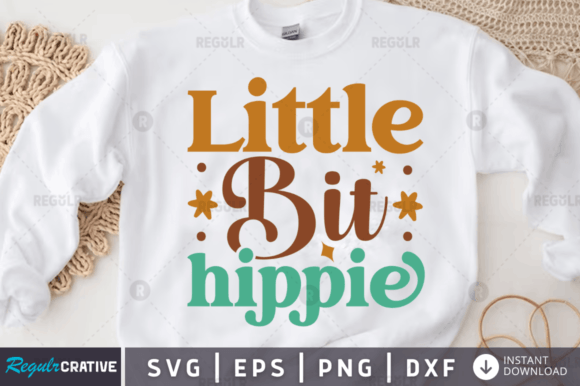Download Little Bit Hippie Svg Design - Hippie Collection