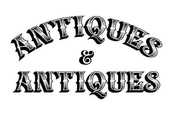 Download Antiques Vintage Lettering EPS SVG PNG - Premium Bundle
