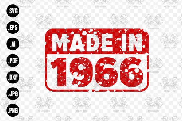 Download Made in 1966 Rubber Texture Stamp&nbsp; - 1966 Collection